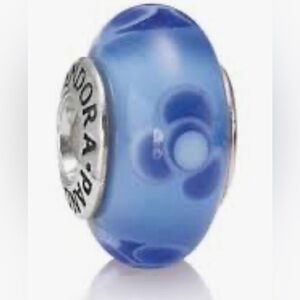 Pandora Blue Flower Murano charm